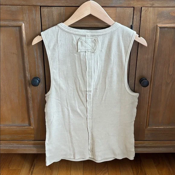 We The Free Jamie Henley Tank in Semolina, size XL, NWT - Picture 8 of 10